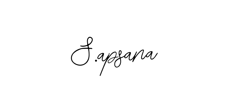 This is the best signature style for the S.apsana name. Also you like these signature font (Bearetta-2O07w). Mix name signature. S.apsana signature style 12 images and pictures png