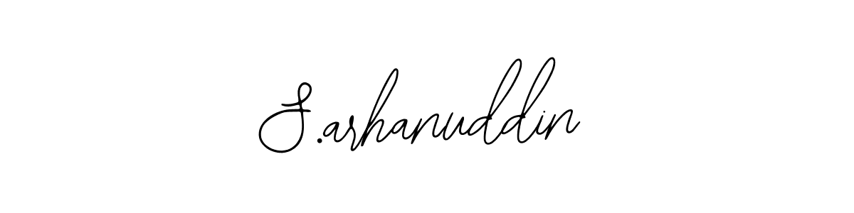 Make a beautiful signature design for name S.arhanuddin. With this signature (Bearetta-2O07w) style, you can create a handwritten signature for free. S.arhanuddin signature style 12 images and pictures png