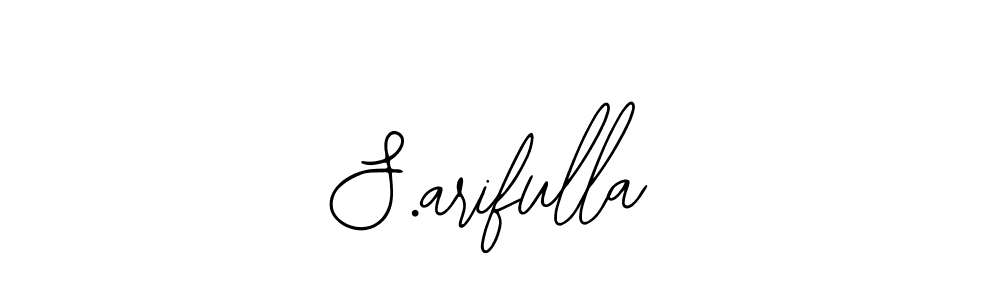 Make a beautiful signature design for name S.arifulla. Use this online signature maker to create a handwritten signature for free. S.arifulla signature style 12 images and pictures png