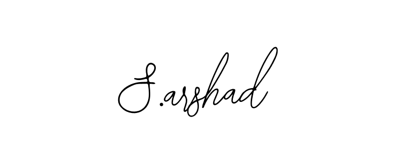 The best way (Bearetta-2O07w) to make a short signature is to pick only two or three words in your name. The name S.arshad include a total of six letters. For converting this name. S.arshad signature style 12 images and pictures png