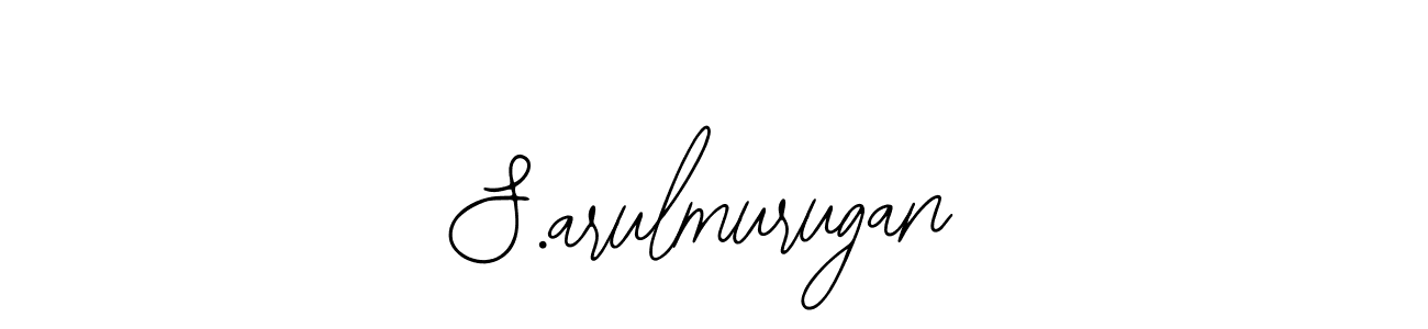 Use a signature maker to create a handwritten signature online. With this signature software, you can design (Bearetta-2O07w) your own signature for name S.arulmurugan. S.arulmurugan signature style 12 images and pictures png