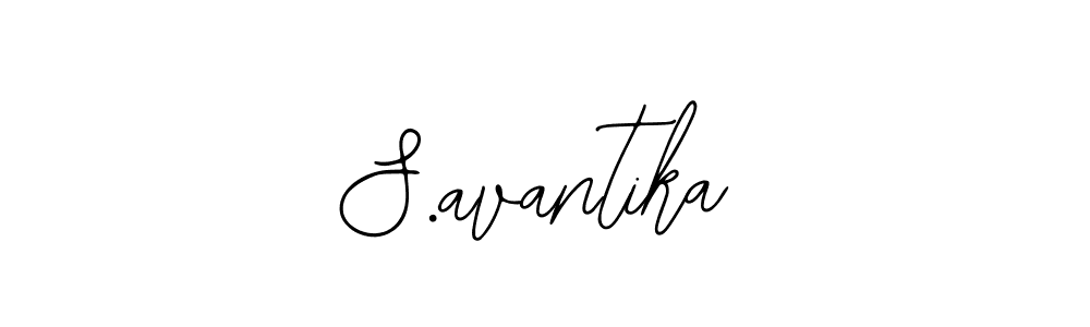 Create a beautiful signature design for name S.avantika. With this signature (Bearetta-2O07w) fonts, you can make a handwritten signature for free. S.avantika signature style 12 images and pictures png