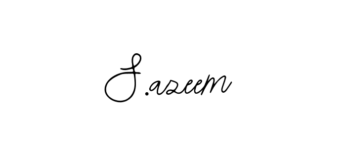 You should practise on your own different ways (Bearetta-2O07w) to write your name (S.azeem) in signature. don't let someone else do it for you. S.azeem signature style 12 images and pictures png