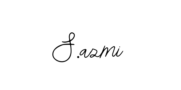 Design your own signature with our free online signature maker. With this signature software, you can create a handwritten (Bearetta-2O07w) signature for name S.azmi. S.azmi signature style 12 images and pictures png