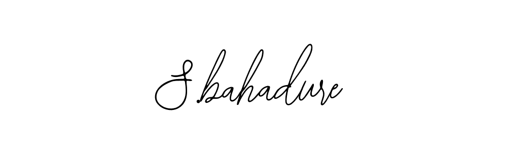 Also You can easily find your signature by using the search form. We will create S.bahadure name handwritten signature images for you free of cost using Bearetta-2O07w sign style. S.bahadure signature style 12 images and pictures png