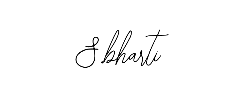 Make a beautiful signature design for name S.bharti. With this signature (Bearetta-2O07w) style, you can create a handwritten signature for free. S.bharti signature style 12 images and pictures png