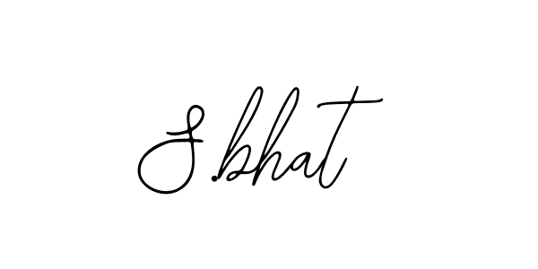 Create a beautiful signature design for name S.bhat. With this signature (Bearetta-2O07w) fonts, you can make a handwritten signature for free. S.bhat signature style 12 images and pictures png