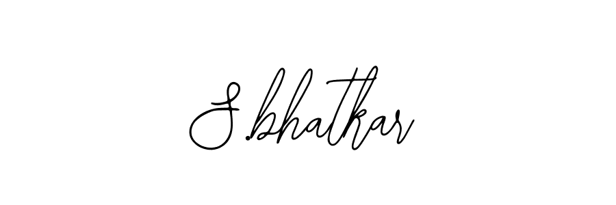 Make a beautiful signature design for name S.bhatkar. Use this online signature maker to create a handwritten signature for free. S.bhatkar signature style 12 images and pictures png