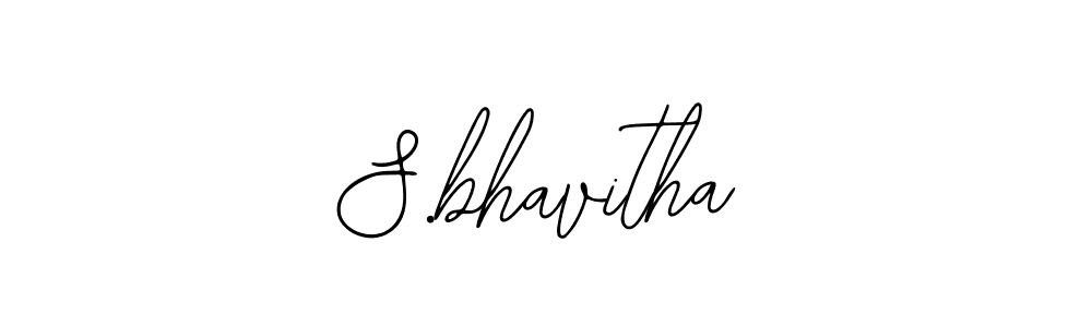 Also we have S.bhavitha name is the best signature style. Create professional handwritten signature collection using Bearetta-2O07w autograph style. S.bhavitha signature style 12 images and pictures png