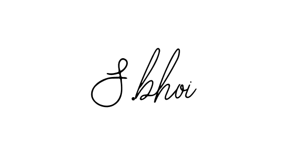 How to make S.bhoi name signature. Use Bearetta-2O07w style for creating short signs online. This is the latest handwritten sign. S.bhoi signature style 12 images and pictures png