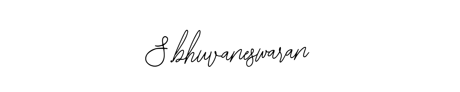 How to make S.bhuvaneswaran name signature. Use Bearetta-2O07w style for creating short signs online. This is the latest handwritten sign. S.bhuvaneswaran signature style 12 images and pictures png