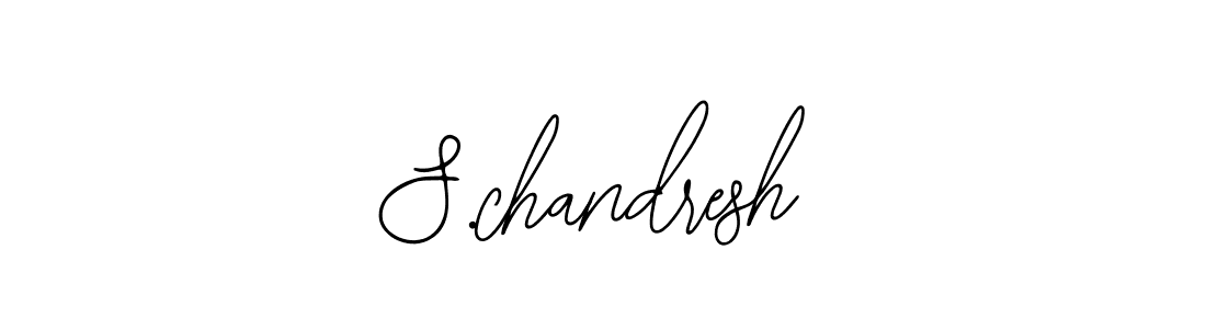 Also You can easily find your signature by using the search form. We will create S.chandresh name handwritten signature images for you free of cost using Bearetta-2O07w sign style. S.chandresh signature style 12 images and pictures png