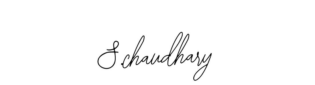 Design your own signature with our free online signature maker. With this signature software, you can create a handwritten (Bearetta-2O07w) signature for name S.chaudhary. S.chaudhary signature style 12 images and pictures png