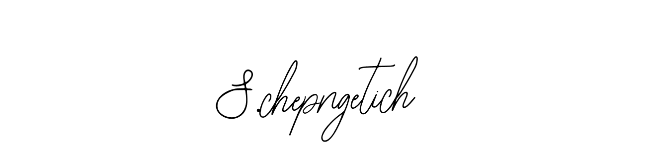 Use a signature maker to create a handwritten signature online. With this signature software, you can design (Bearetta-2O07w) your own signature for name S.chepngetich. S.chepngetich signature style 12 images and pictures png