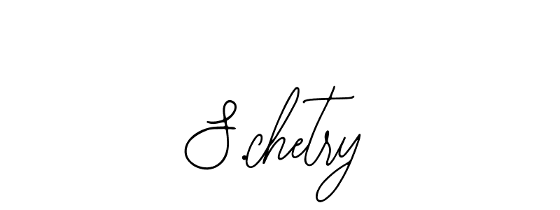 Create a beautiful signature design for name S.chetry. With this signature (Bearetta-2O07w) fonts, you can make a handwritten signature for free. S.chetry signature style 12 images and pictures png