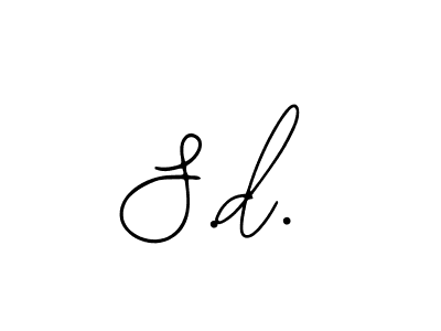 S.d. stylish signature style. Best Handwritten Sign (Bearetta-2O07w) for my name. Handwritten Signature Collection Ideas for my name S.d.. S.d. signature style 12 images and pictures png