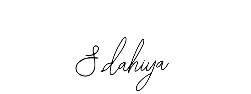 Make a beautiful signature design for name S.dahiya. With this signature (Bearetta-2O07w) style, you can create a handwritten signature for free. S.dahiya signature style 12 images and pictures png