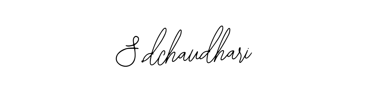The best way (Bearetta-2O07w) to make a short signature is to pick only two or three words in your name. The name S.dchaudhari include a total of six letters. For converting this name. S.dchaudhari signature style 12 images and pictures png