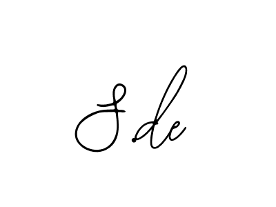 Use a signature maker to create a handwritten signature online. With this signature software, you can design (Bearetta-2O07w) your own signature for name S.de. S.de signature style 12 images and pictures png