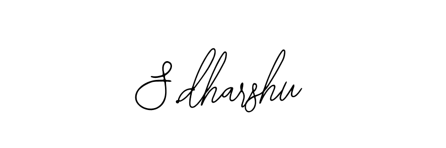 Make a beautiful signature design for name S.dharshu. With this signature (Bearetta-2O07w) style, you can create a handwritten signature for free. S.dharshu signature style 12 images and pictures png