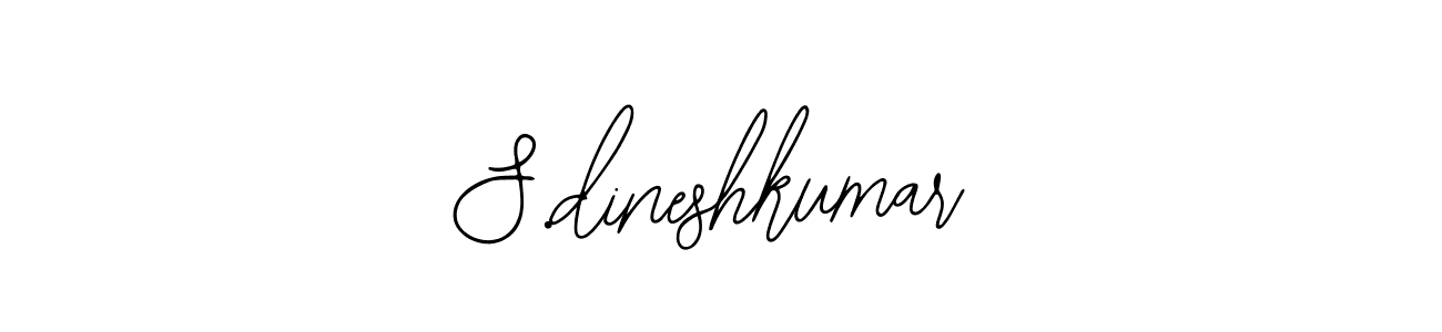 Make a short S.dineshkumar signature style. Manage your documents anywhere anytime using Bearetta-2O07w. Create and add eSignatures, submit forms, share and send files easily. S.dineshkumar signature style 12 images and pictures png