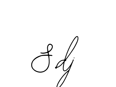 Create a beautiful signature design for name S.dj. With this signature (Bearetta-2O07w) fonts, you can make a handwritten signature for free. S.dj signature style 12 images and pictures png