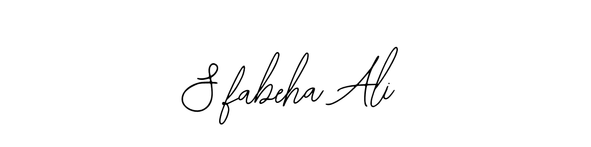 Similarly Bearetta-2O07w is the best handwritten signature design. Signature creator online .You can use it as an online autograph creator for name S.fabeha Ali. S.fabeha Ali signature style 12 images and pictures png