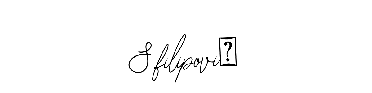 You can use this online signature creator to create a handwritten signature for the name S.filipović. This is the best online autograph maker. S.filipović signature style 12 images and pictures png