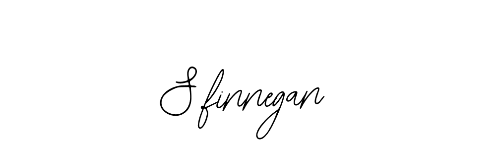 How to make S.finnegan name signature. Use Bearetta-2O07w style for creating short signs online. This is the latest handwritten sign. S.finnegan signature style 12 images and pictures png