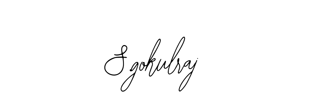 The best way (Bearetta-2O07w) to make a short signature is to pick only two or three words in your name. The name S.gokulraj include a total of six letters. For converting this name. S.gokulraj signature style 12 images and pictures png