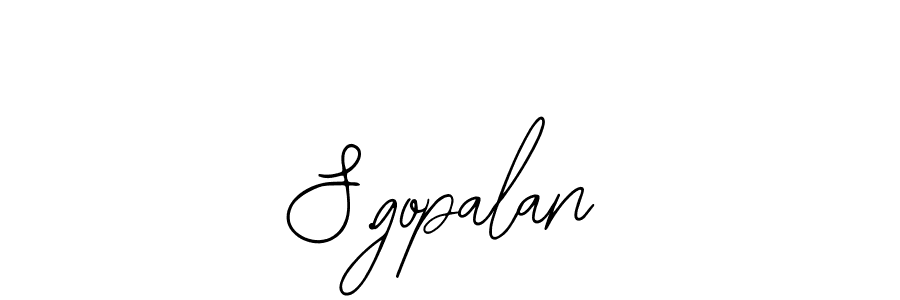 Make a beautiful signature design for name S.gopalan. With this signature (Bearetta-2O07w) style, you can create a handwritten signature for free. S.gopalan signature style 12 images and pictures png