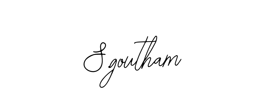 You can use this online signature creator to create a handwritten signature for the name S.goutham. This is the best online autograph maker. S.goutham signature style 12 images and pictures png