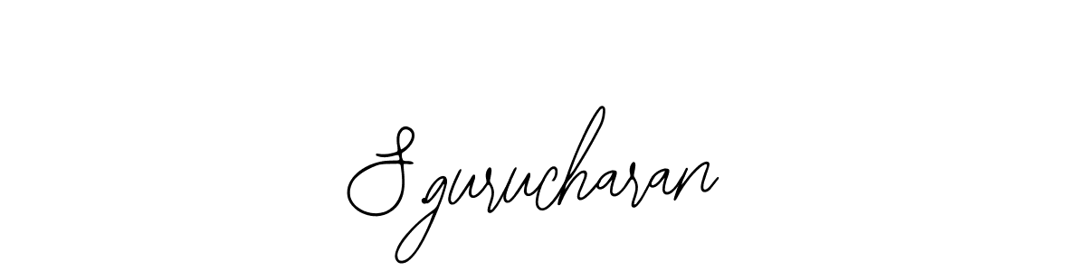 Create a beautiful signature design for name S.gurucharan. With this signature (Bearetta-2O07w) fonts, you can make a handwritten signature for free. S.gurucharan signature style 12 images and pictures png