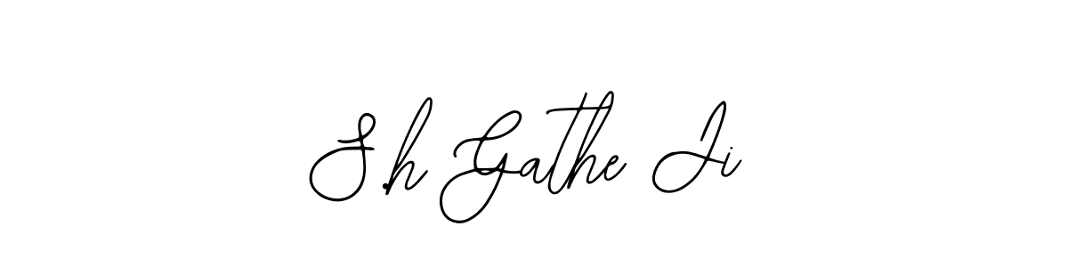 Make a beautiful signature design for name S.h Gathe Ji. With this signature (Bearetta-2O07w) style, you can create a handwritten signature for free. S.h Gathe Ji signature style 12 images and pictures png