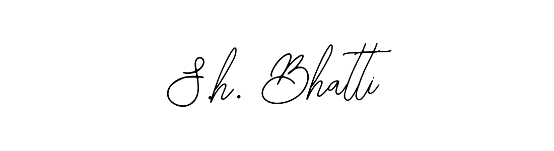 Create a beautiful signature design for name S.h. Bhatti. With this signature (Bearetta-2O07w) fonts, you can make a handwritten signature for free. S.h. Bhatti signature style 12 images and pictures png