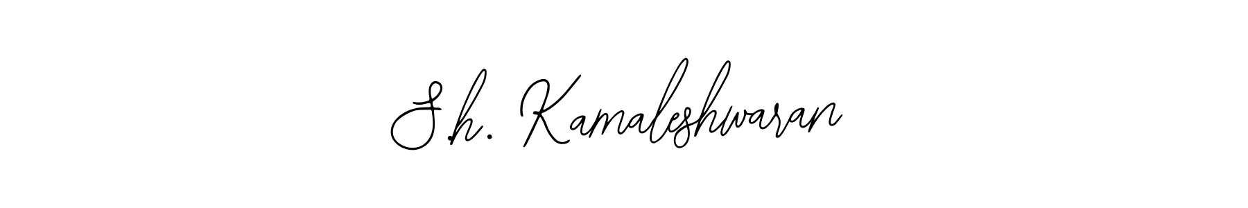 This is the best signature style for the S.h. Kamaleshwaran name. Also you like these signature font (Bearetta-2O07w). Mix name signature. S.h. Kamaleshwaran signature style 12 images and pictures png