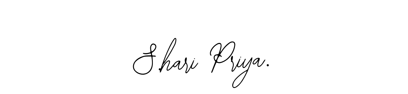 Design your own signature with our free online signature maker. With this signature software, you can create a handwritten (Bearetta-2O07w) signature for name S.hari Priya.. S.hari Priya. signature style 12 images and pictures png
