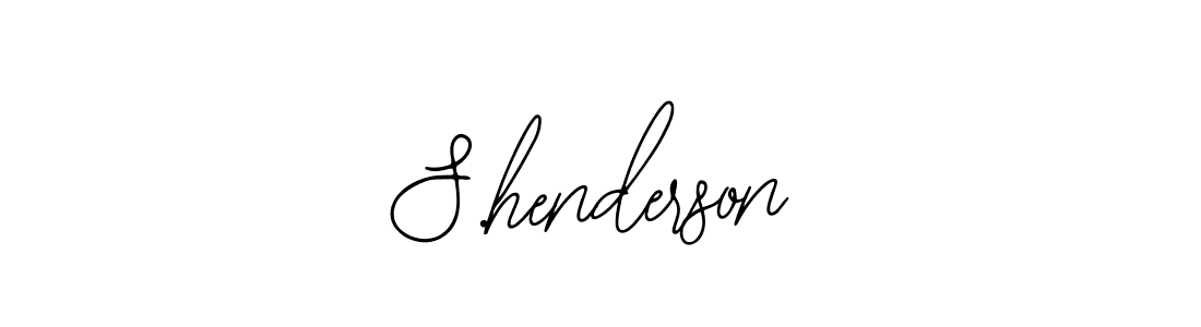 How to Draw S.henderson signature style? Bearetta-2O07w is a latest design signature styles for name S.henderson. S.henderson signature style 12 images and pictures png