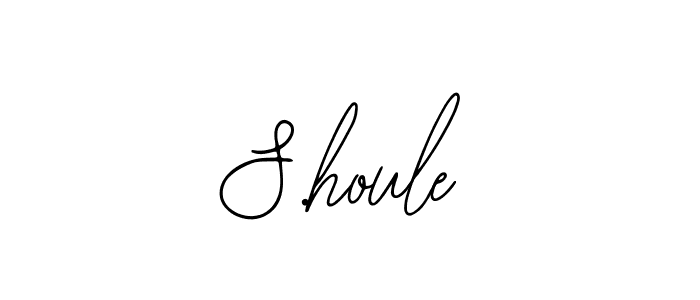 Create a beautiful signature design for name S.houle. With this signature (Bearetta-2O07w) fonts, you can make a handwritten signature for free. S.houle signature style 12 images and pictures png