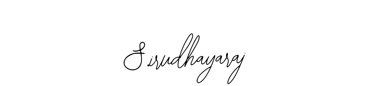 Also we have S.irudhayaraj name is the best signature style. Create professional handwritten signature collection using Bearetta-2O07w autograph style. S.irudhayaraj signature style 12 images and pictures png