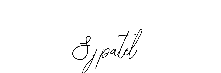 How to Draw S.j.patel signature style? Bearetta-2O07w is a latest design signature styles for name S.j.patel. S.j.patel signature style 12 images and pictures png