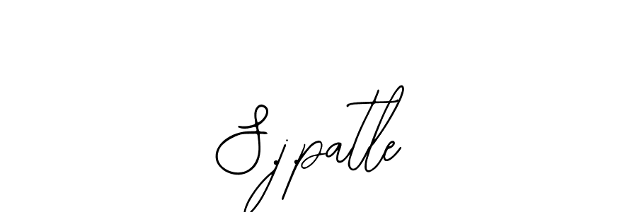 Use a signature maker to create a handwritten signature online. With this signature software, you can design (Bearetta-2O07w) your own signature for name S.j.patle. S.j.patle signature style 12 images and pictures png