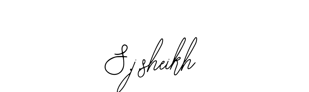 How to Draw S.j.sheikh signature style? Bearetta-2O07w is a latest design signature styles for name S.j.sheikh. S.j.sheikh signature style 12 images and pictures png