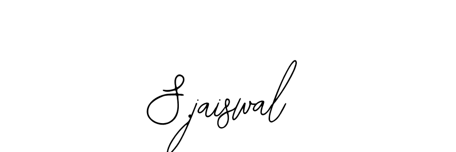How to Draw S.jaiswal signature style? Bearetta-2O07w is a latest design signature styles for name S.jaiswal. S.jaiswal signature style 12 images and pictures png