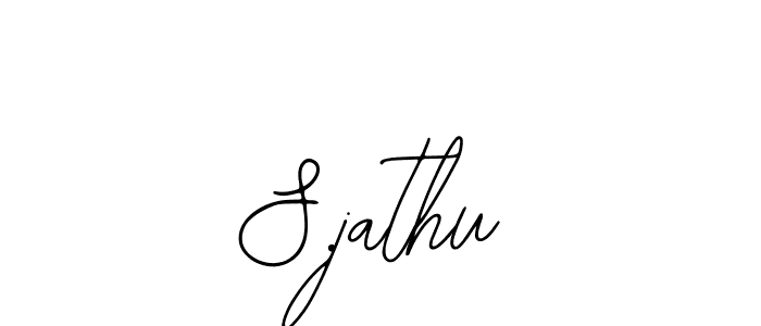 S.jathu stylish signature style. Best Handwritten Sign (Bearetta-2O07w) for my name. Handwritten Signature Collection Ideas for my name S.jathu. S.jathu signature style 12 images and pictures png