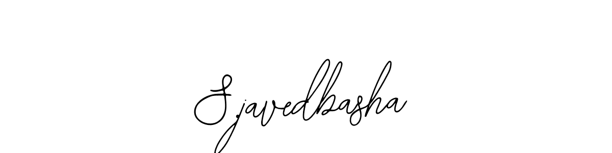 Bearetta-2O07w is a professional signature style that is perfect for those who want to add a touch of class to their signature. It is also a great choice for those who want to make their signature more unique. Get S.javedbasha name to fancy signature for free. S.javedbasha signature style 12 images and pictures png
