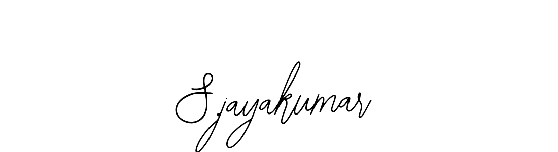 The best way (Bearetta-2O07w) to make a short signature is to pick only two or three words in your name. The name S.jayakumar include a total of six letters. For converting this name. S.jayakumar signature style 12 images and pictures png