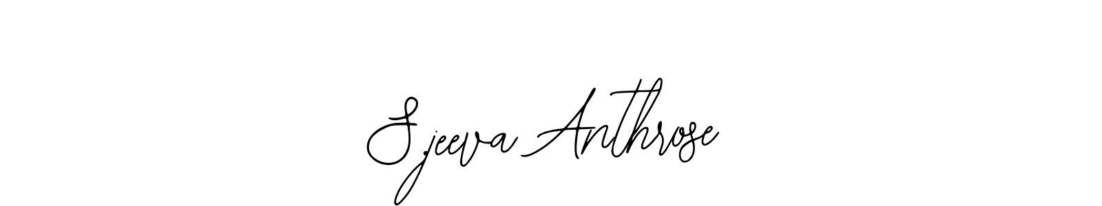 Design your own signature with our free online signature maker. With this signature software, you can create a handwritten (Bearetta-2O07w) signature for name S.jeeva Anthrose. S.jeeva Anthrose signature style 12 images and pictures png