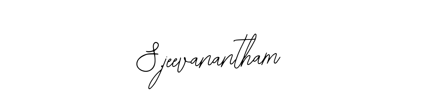 Use a signature maker to create a handwritten signature online. With this signature software, you can design (Bearetta-2O07w) your own signature for name S.jeevanantham. S.jeevanantham signature style 12 images and pictures png