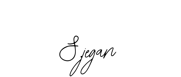 The best way (Bearetta-2O07w) to make a short signature is to pick only two or three words in your name. The name S.jegan include a total of six letters. For converting this name. S.jegan signature style 12 images and pictures png